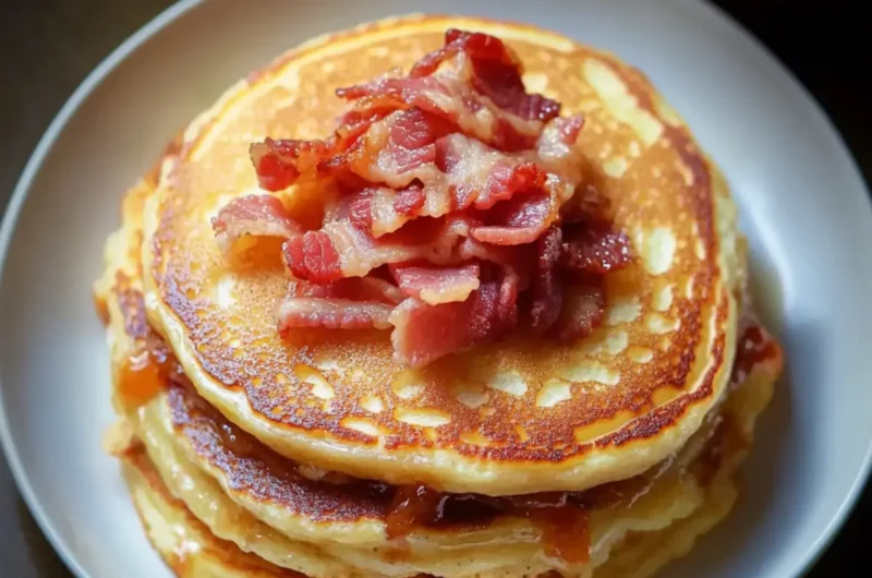 Bacon Stuffed Pancake