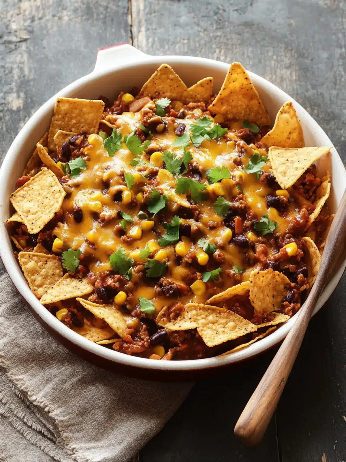 Frito Pie (Chili and Cheese over Corn Chips)