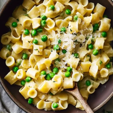 Pasta With Peas & Potatoes