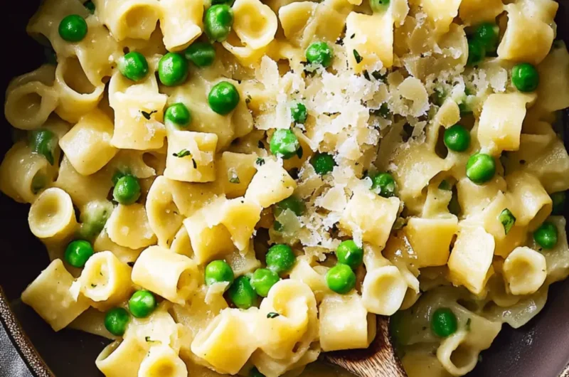 Pasta With Peas & Potatoes