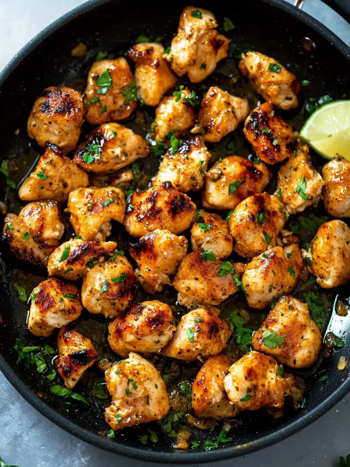 15-Minute Garlic Butter Chicken Bites: Easy One-Pan Recipe