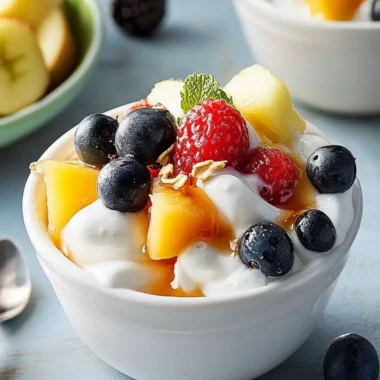 Yogurt & Honey Fruit Cups: A Refreshing Morning Boost 10 Yogurt & Honey Fruit Cups
