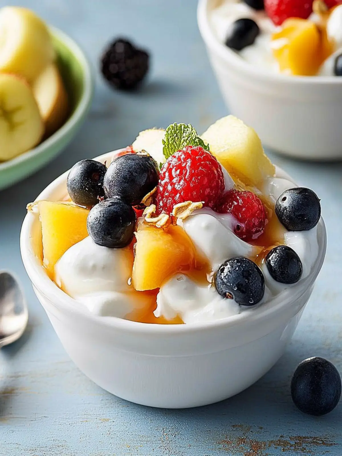 Yogurt & Honey Fruit Cups