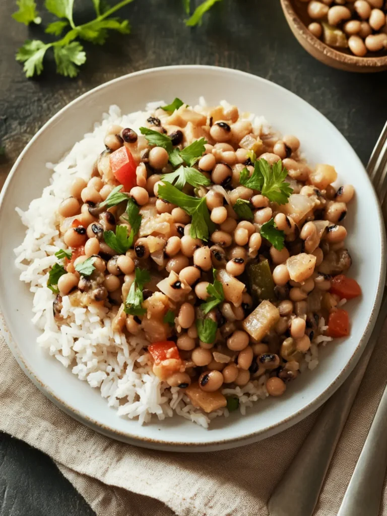 Hoppin’ John: Comforting Black-Eyed Peas and Rice Delight 3 Hoppin’ John (Black-Eyed Peas and Rice)