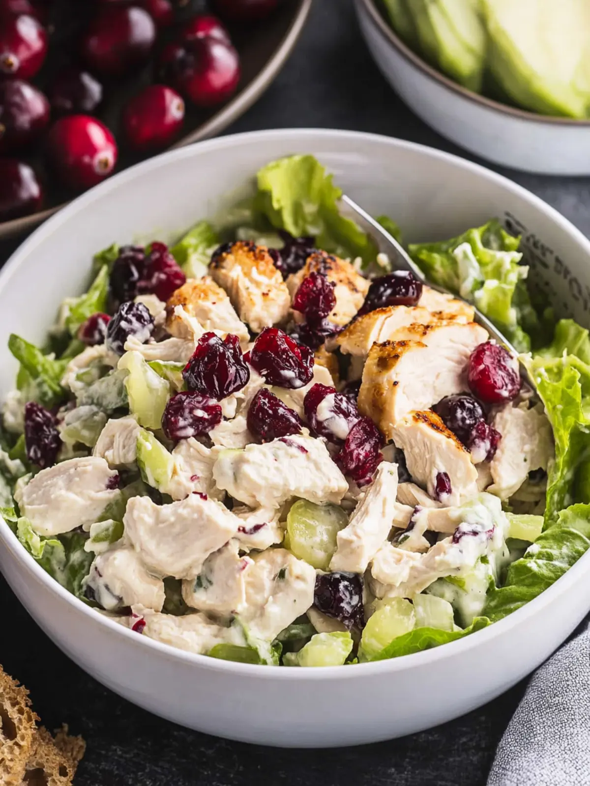 Chicken Salad with Cranberries