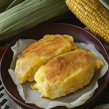 Chilean Humitas (Steamed Corn Cakes)