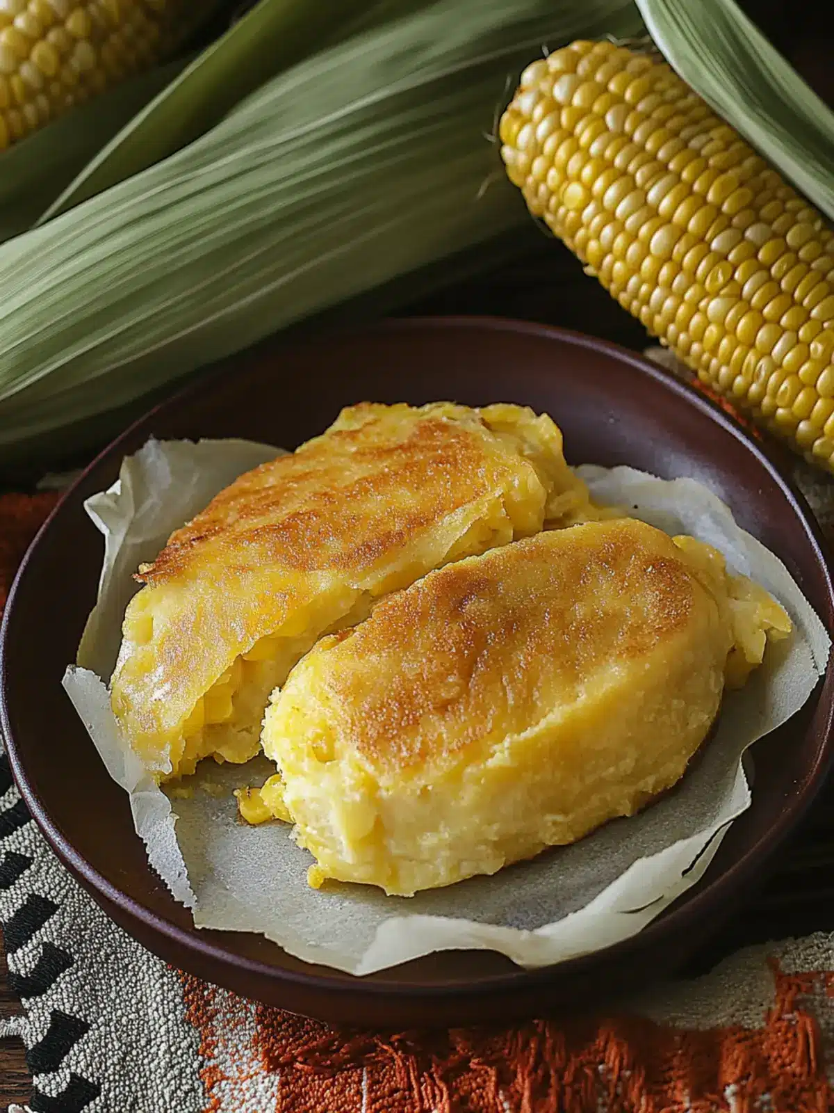 Chilean Humitas (Steamed Corn Cakes)