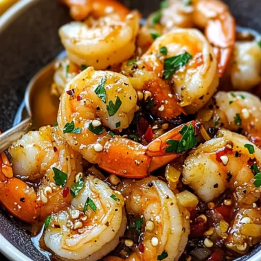 Spicy Lemon Garlic Shrimp