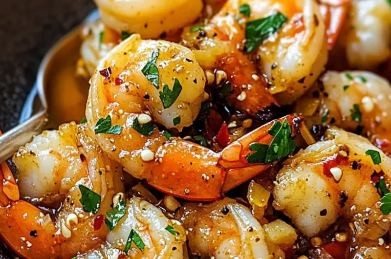 Spicy Lemon Garlic Shrimp