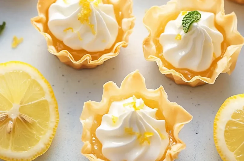 Mini Lemon Tarts with Phyllo Cups