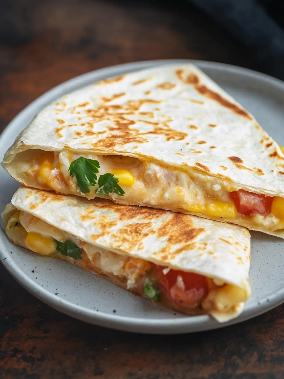 Irresistible Breakfast Quesadilla with Seasoned Eggs and Cheese 3 Breakfast Quesadilla
