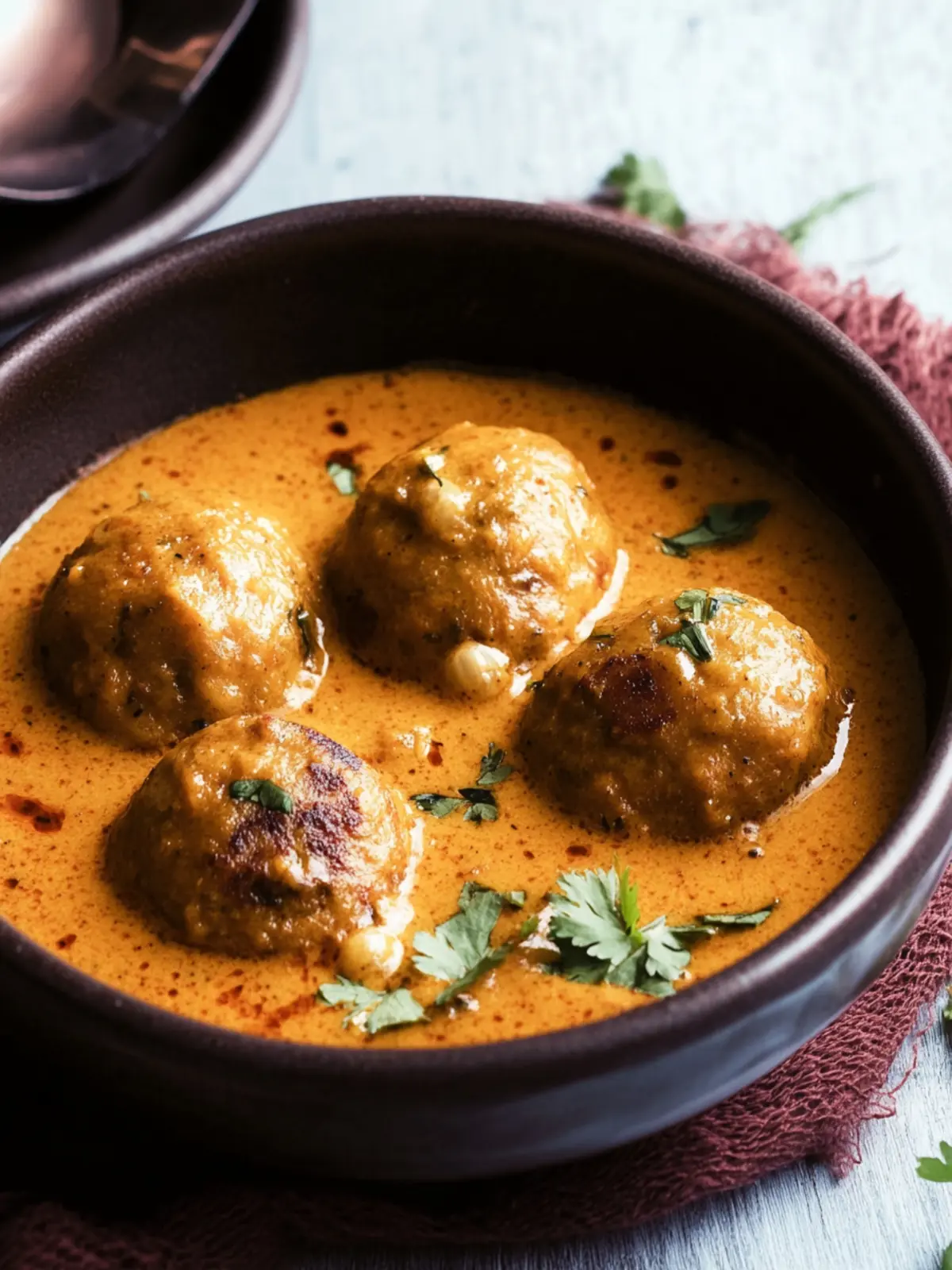Indian Malai Kofta (Creamy Curry with Vegetable Dumplings)