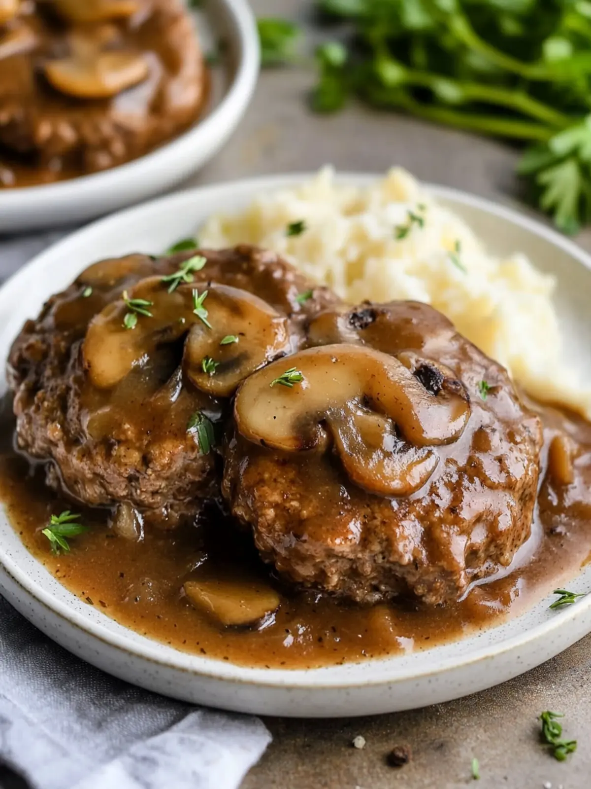 Savor This Easy Salisbury Steak with Mushroom Gravy Delight 3 Salisbury Steak
