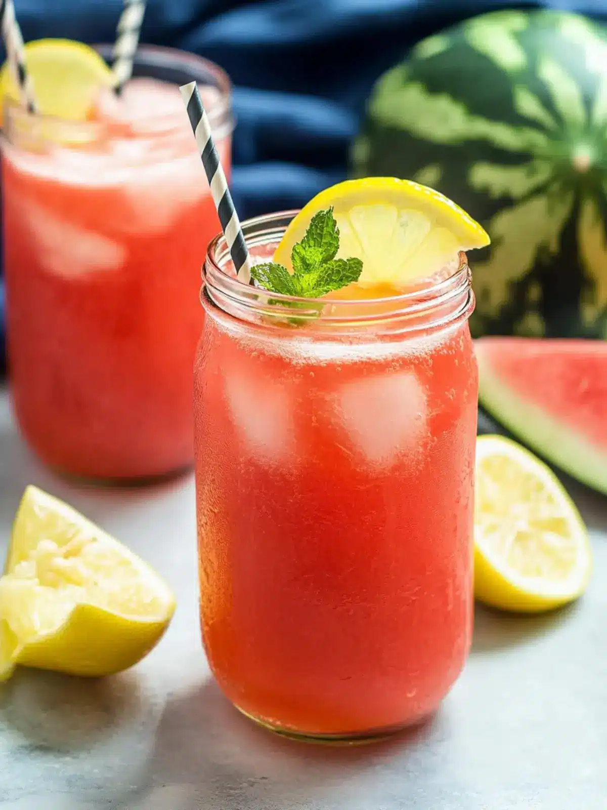 Easy Watermelon Lemonade (Refined Sugar-Free)