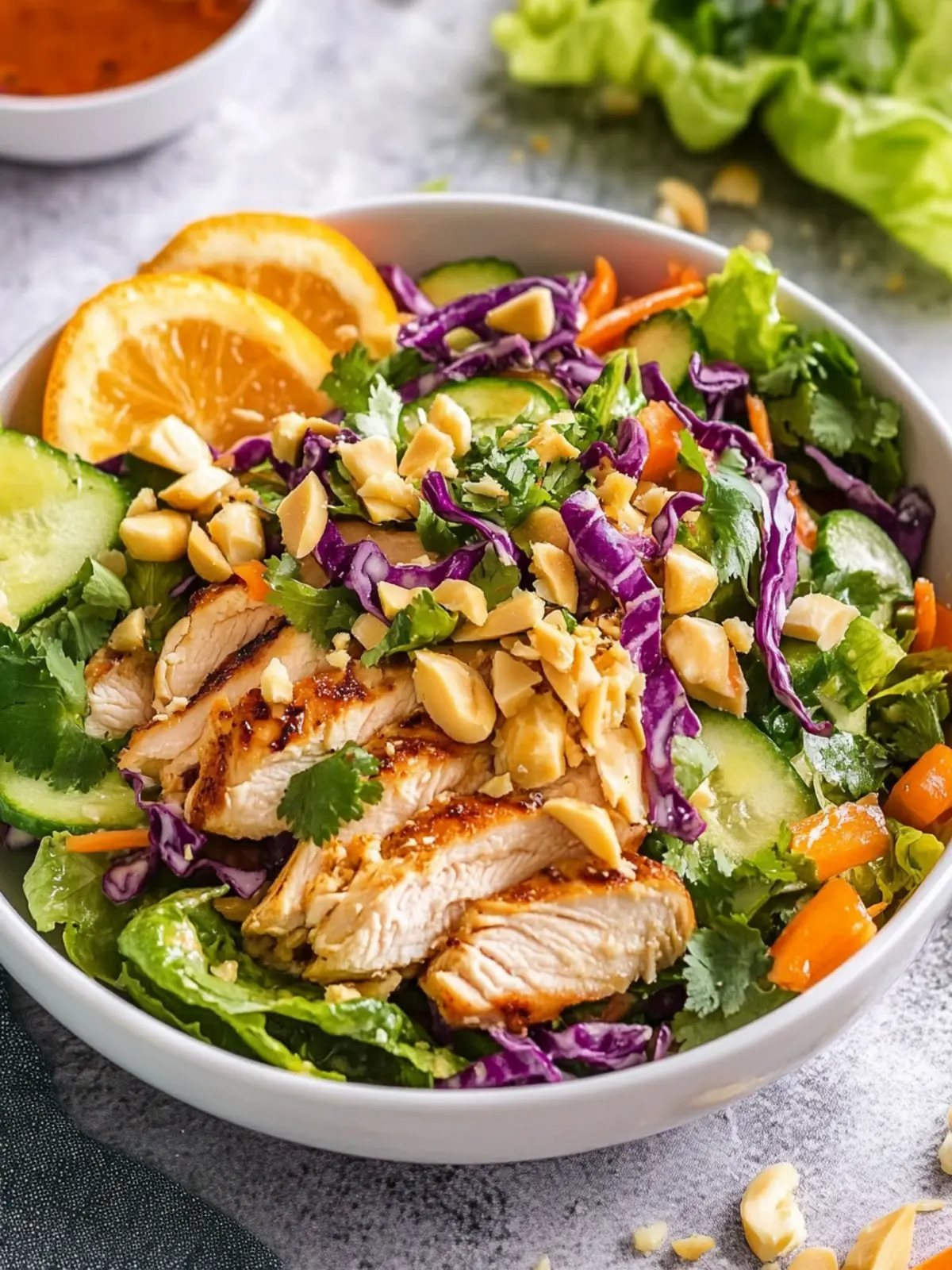 Asian Chicken Salad With Ginger Dressing