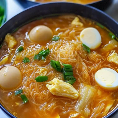 Sotanghon and Egg Noodle Soup: Cozy Comfort in a Bowl 10 Sotanghon And Egg Noodle Soup