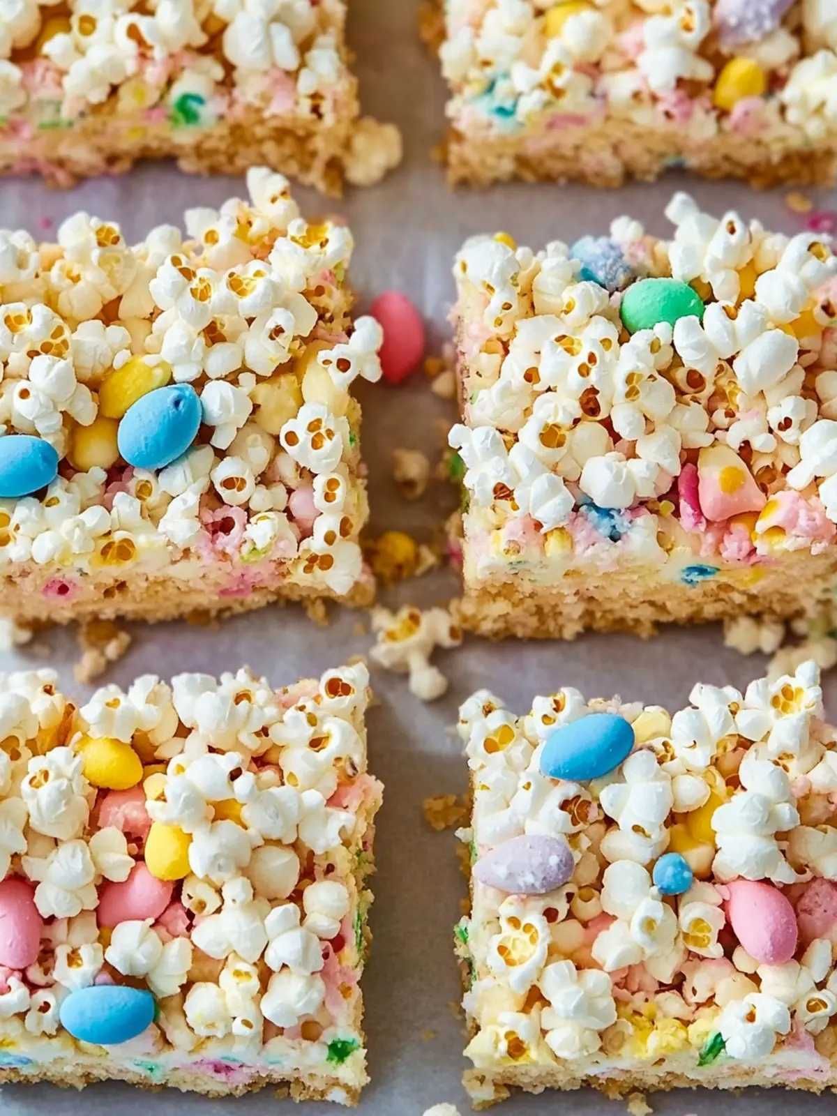 Easter Bunny Popcorn Bars