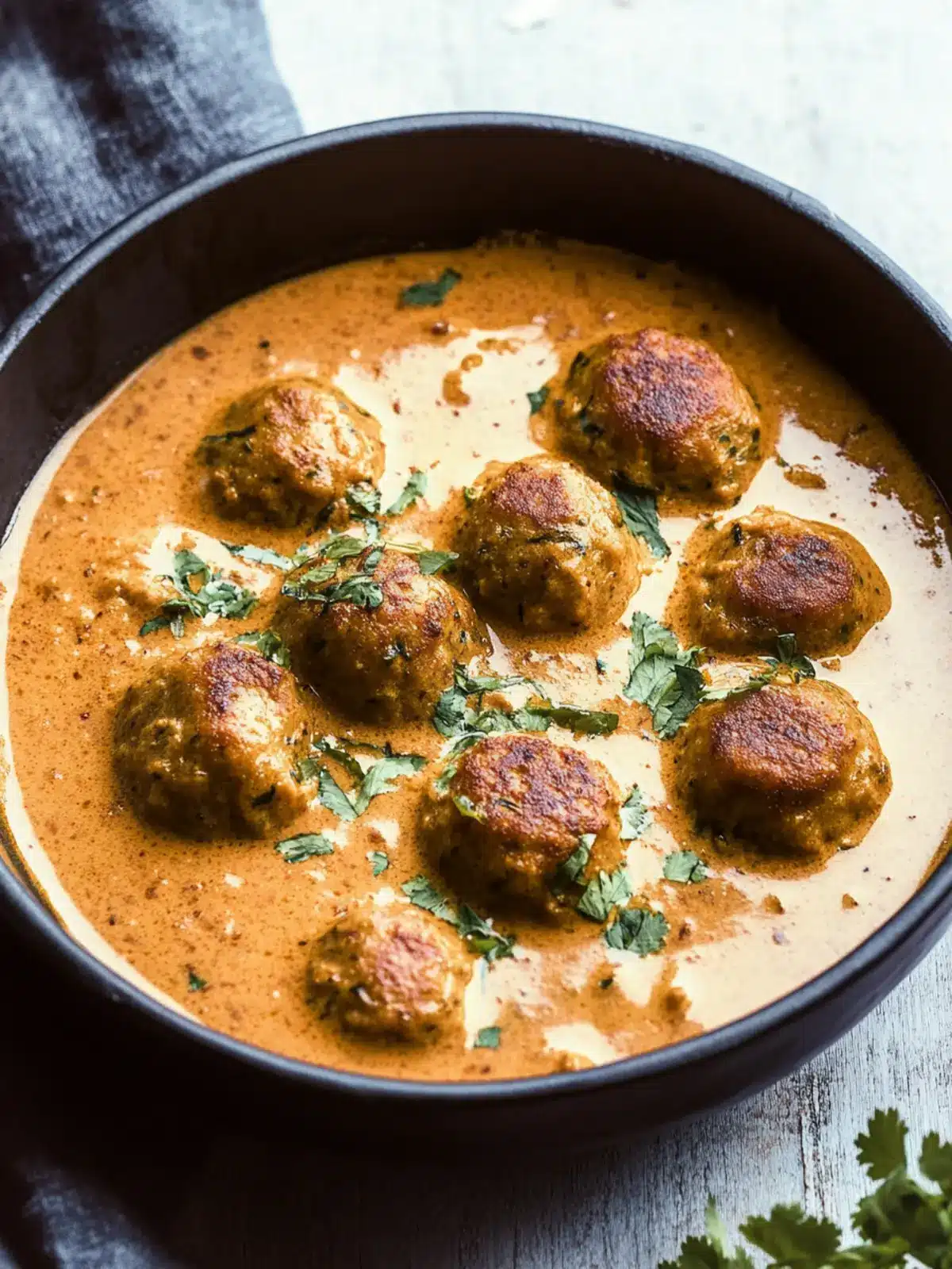 Indian Malai Kofta (Creamy Curry with Vegetable Dumplings)