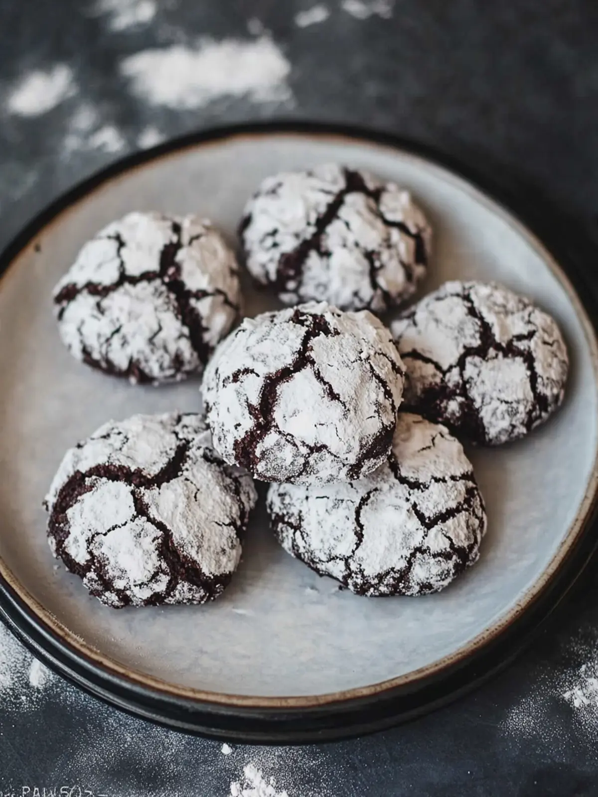 Melt-in-Your-Mouth Chocolate Crinkle Cookies for the Holidays 3 Chocolate Crinkle Cookies