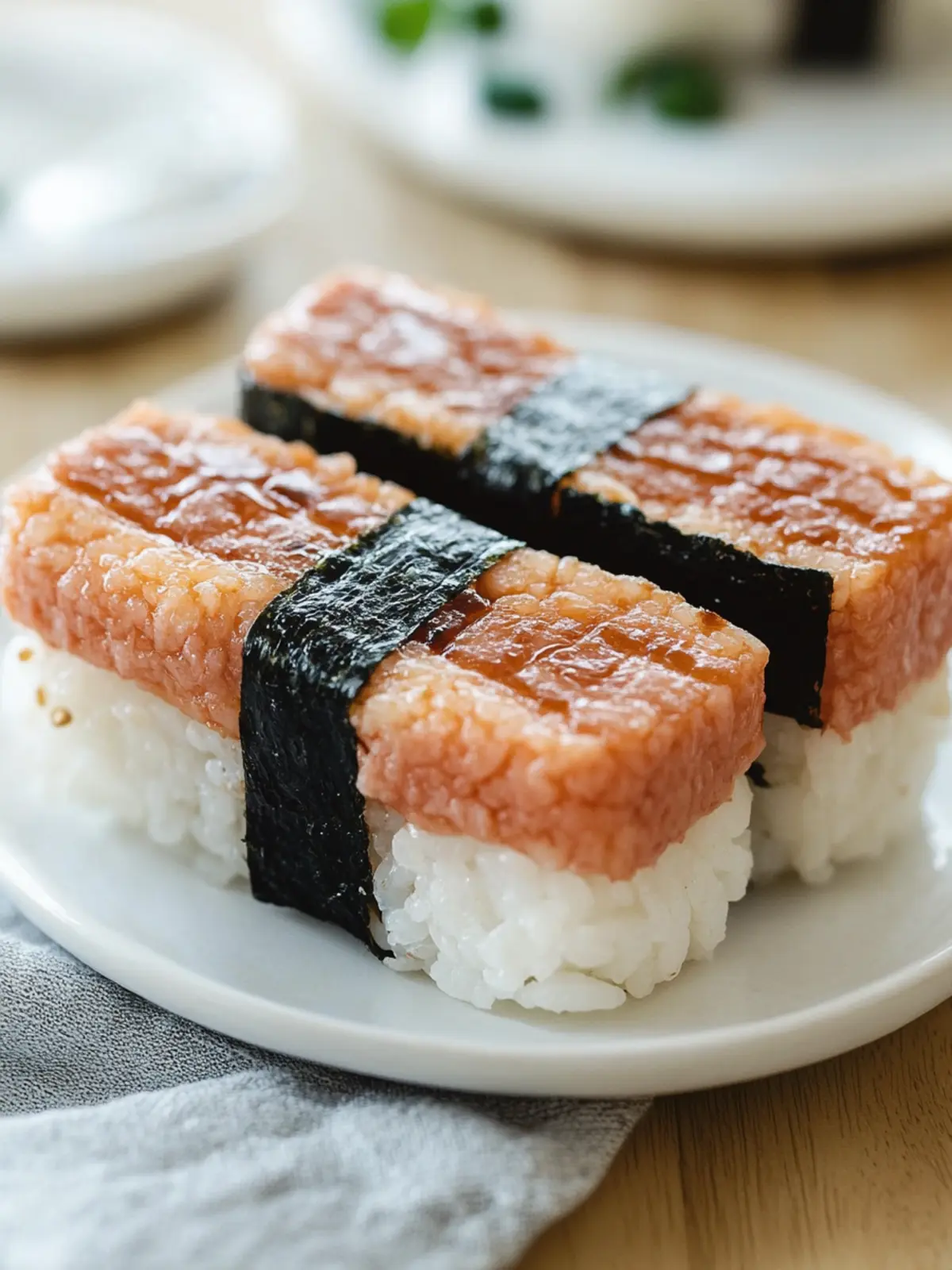 Spam Musubi (Grilled Spam on Rice)