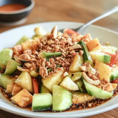 Malaysian Rojak (Fruit and Vegetable Salad)