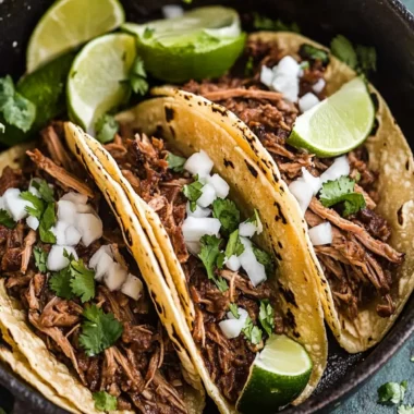 Crock Pot Barbacoa Tacos