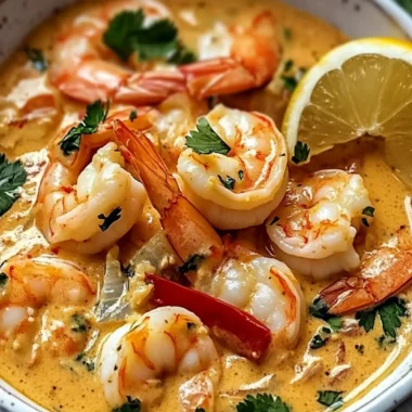 Creamy Thai Coconut Shrimp Curry