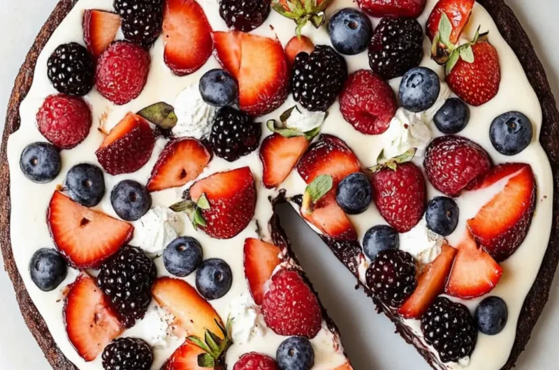 Brownie Fruit Pizza