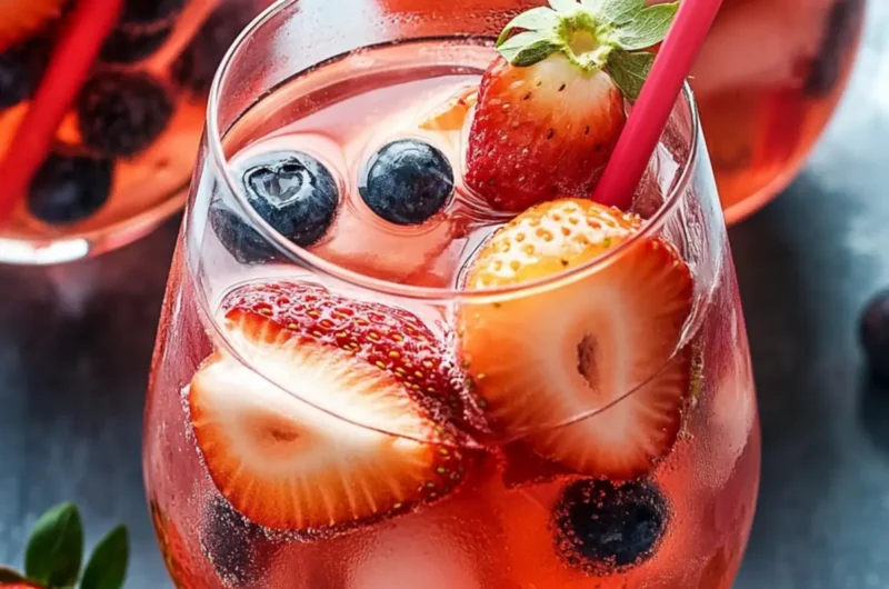 Homemade Strawberry Sangria