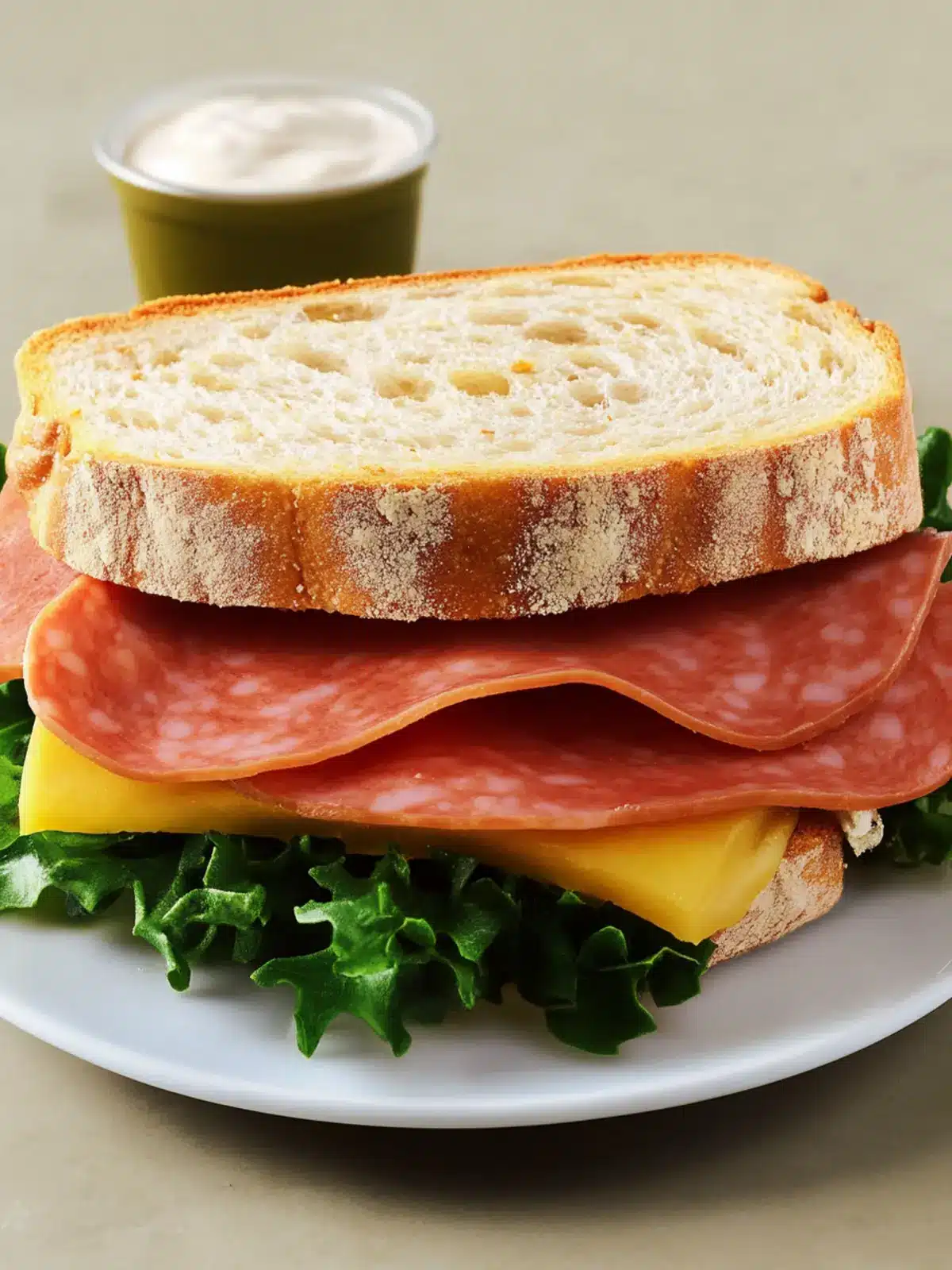 Bologna Sandwich (Cold Cut on White Bread)