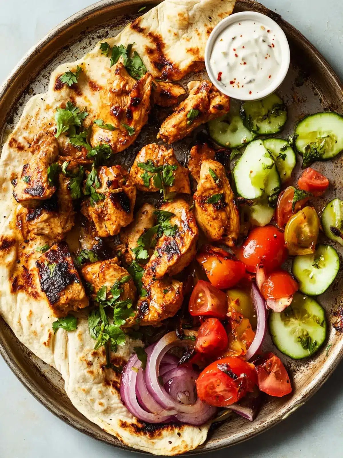Chicken Shawarma Sheet-Pan Dinner