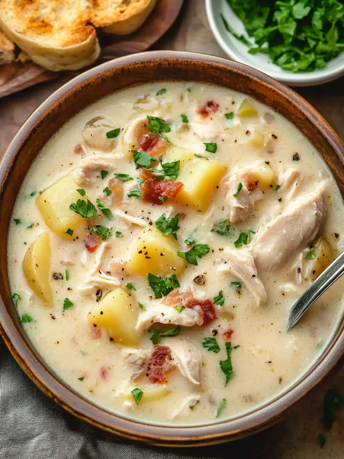 Creamy Chicken and Potato Soup