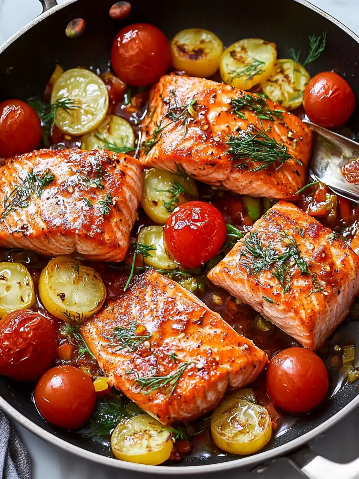 Summer Salmon Skillet