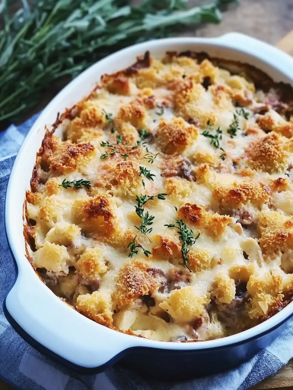 Chicken Cordon Bleu Casserole