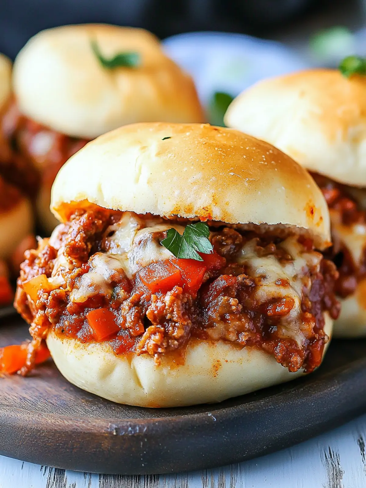 Crockpot Pizza Sloppy Joes