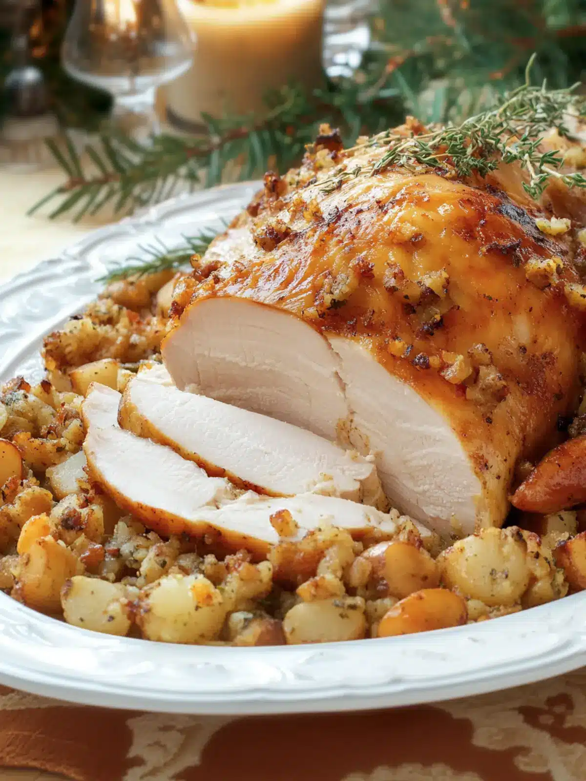 Turkey and Dressing (Roast Turkey with Stuffing)