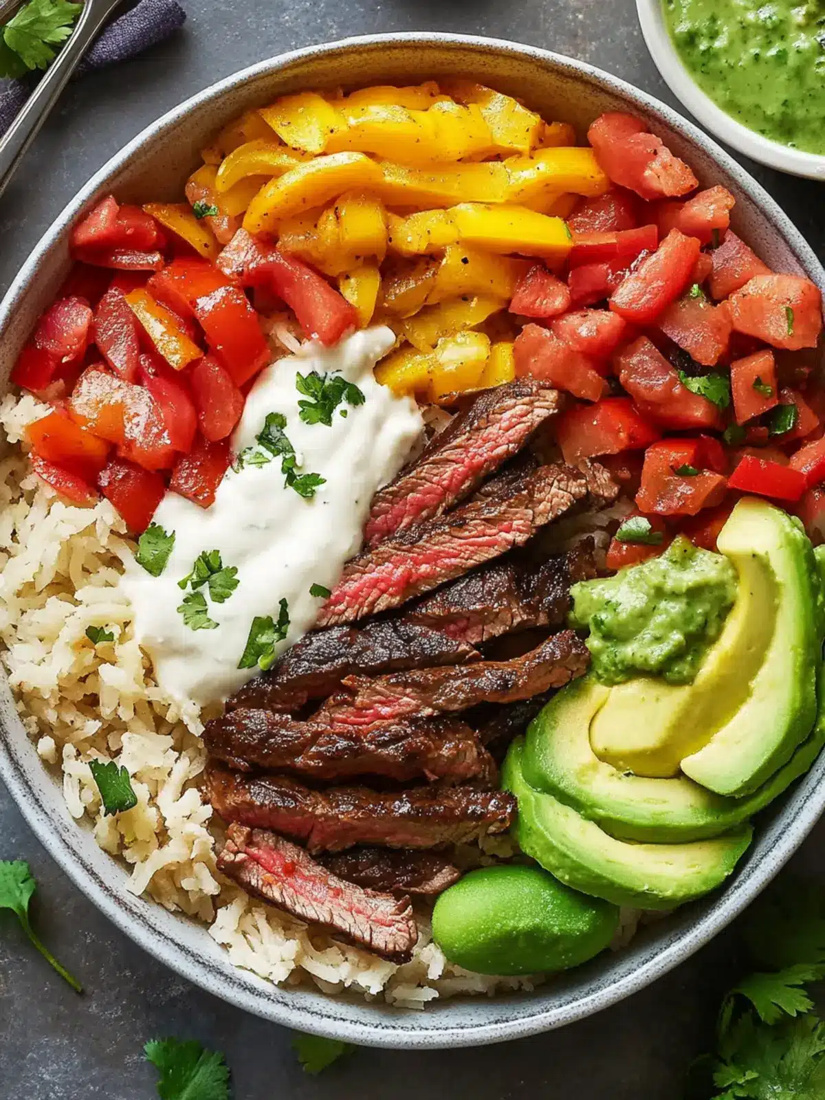 Steak Fajita Power Bowls