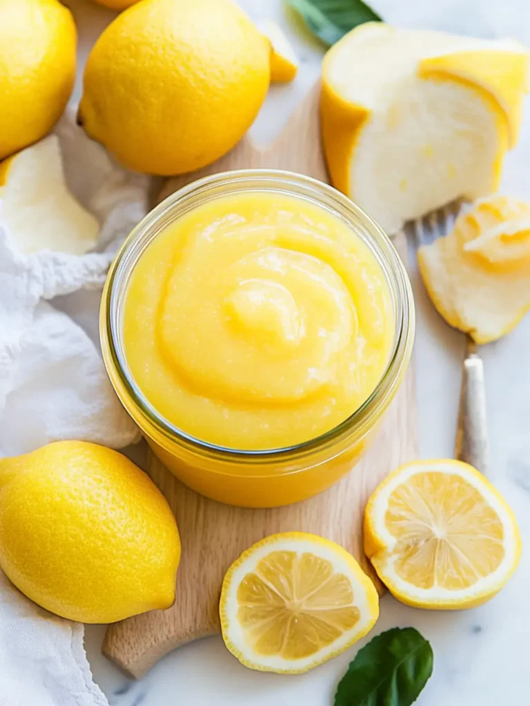Lemon Curd Magic: 4 Ingredients for Blissful Desserts 4 Lemon Curd
