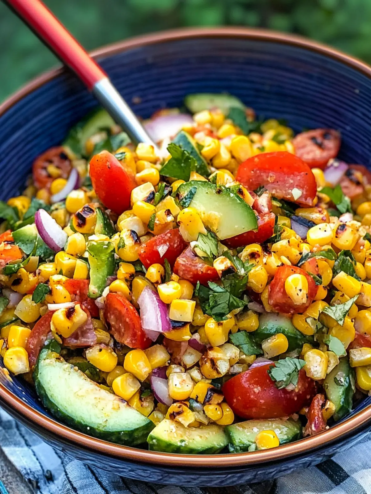Grilled Corn Salad