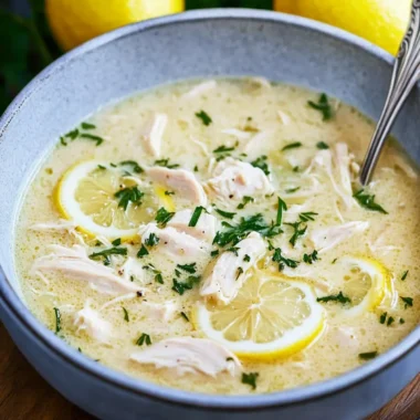 Avgolemono Soup (aka Greek Lemon Chicken Soup)