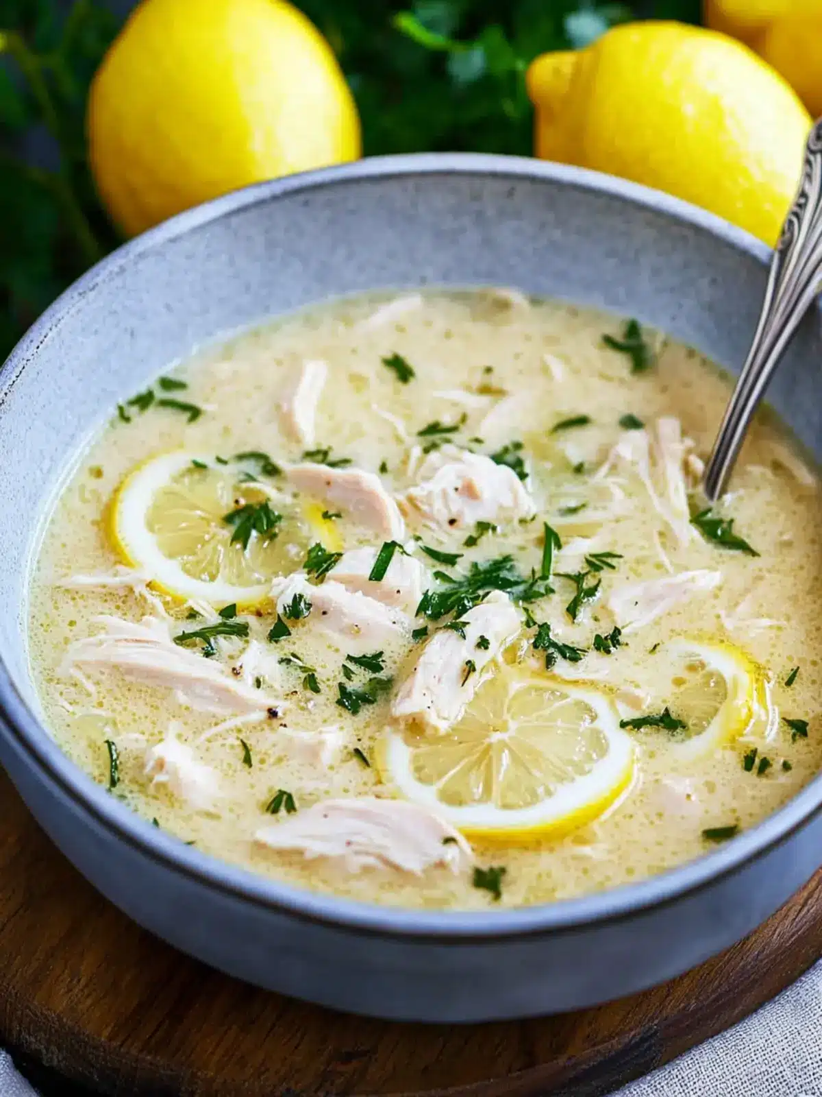 Avgolemono Soup (aka Greek Lemon Chicken Soup)