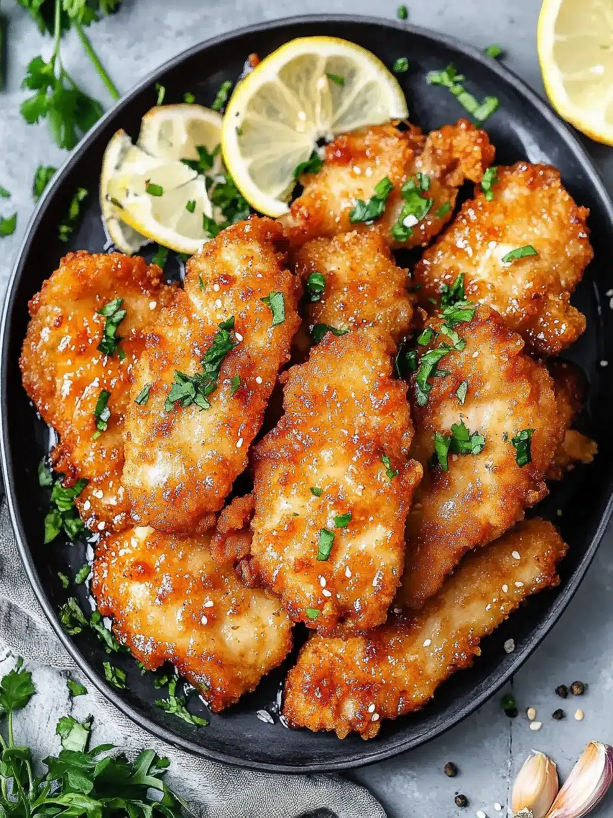 Crispy Garlic Butter Chicken