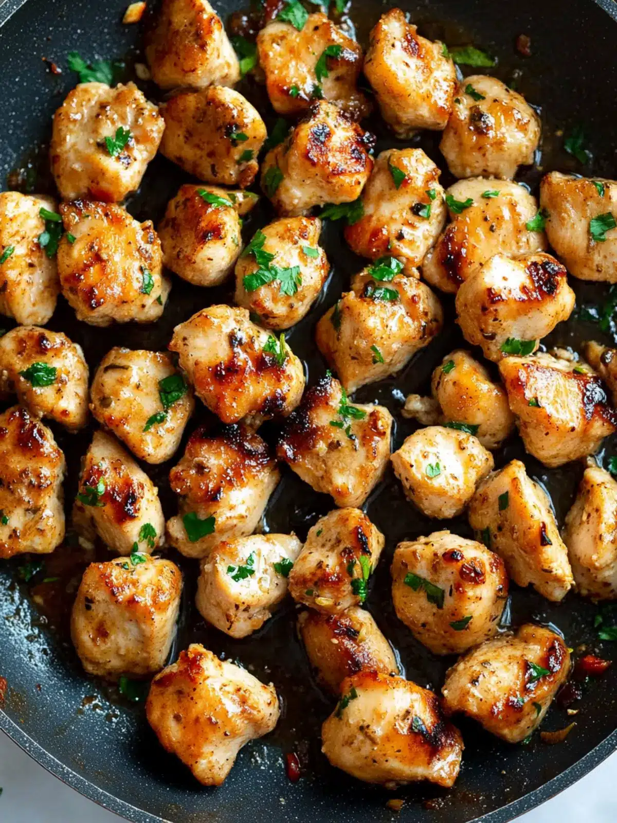 15-Minute Garlic Butter Chicken Bites: Easy One-Pan Recipe