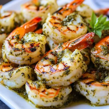 Pesto Grilled Shrimp