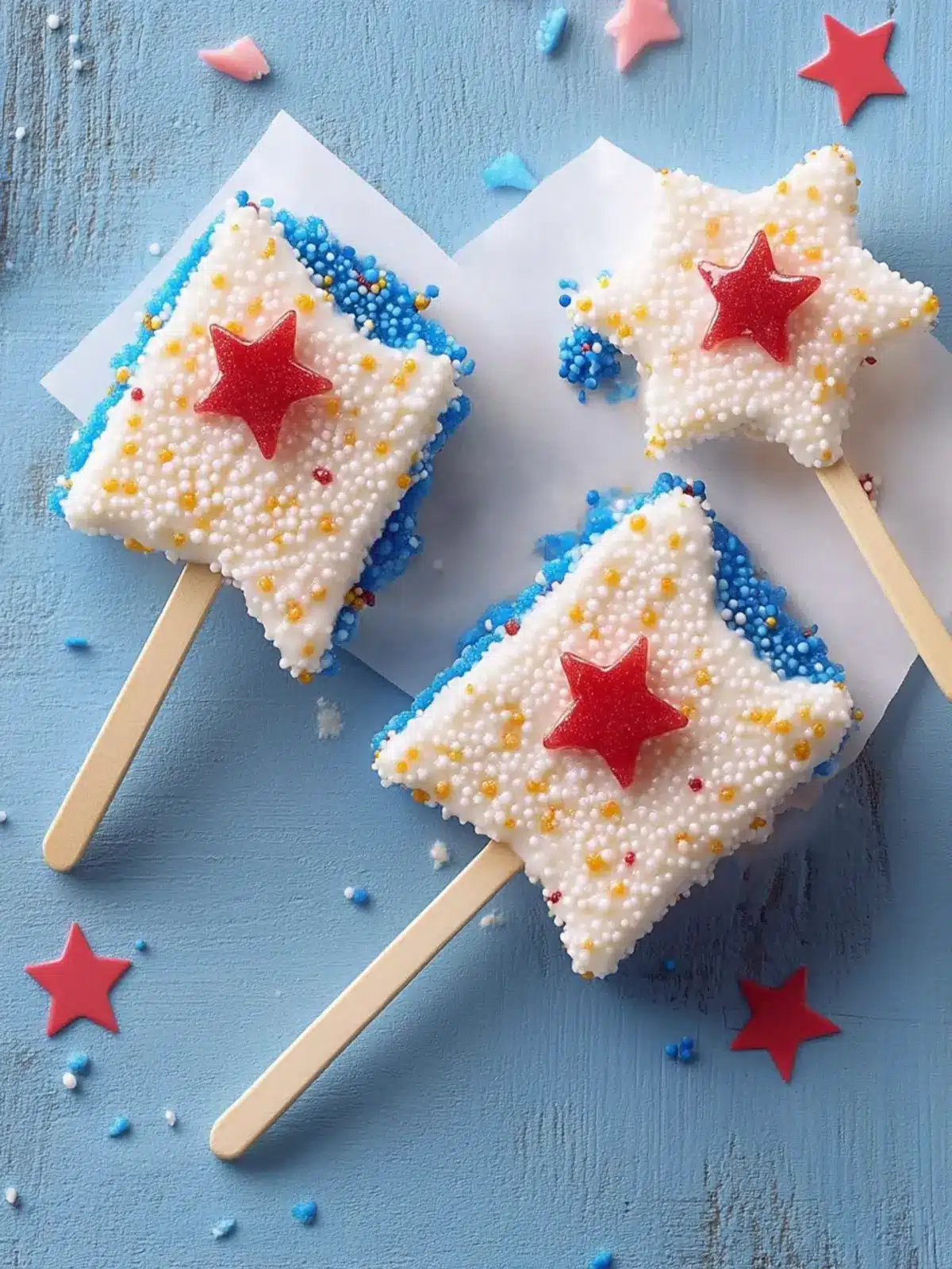 Crispy Star Pops: A Fun, Easy Treat for Celebrations 3 Crispy Star Pops