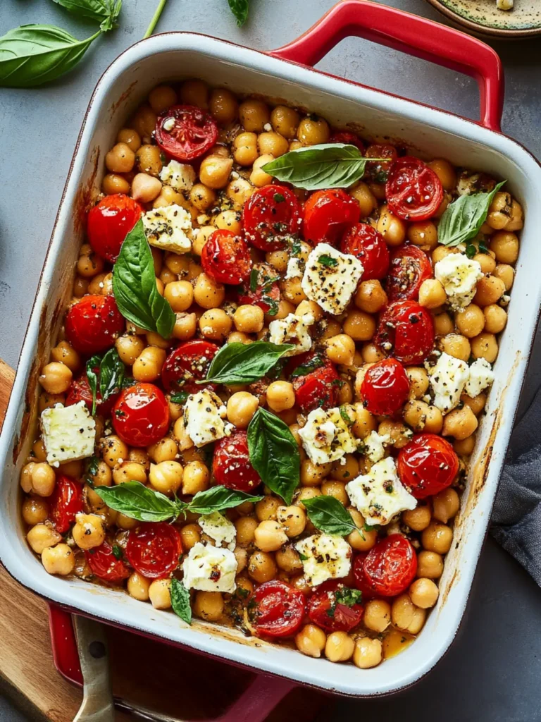 Baked Feta Chickpeas: A Flavor-Packed Family Favorite 4 Baked Feta Chickpeas