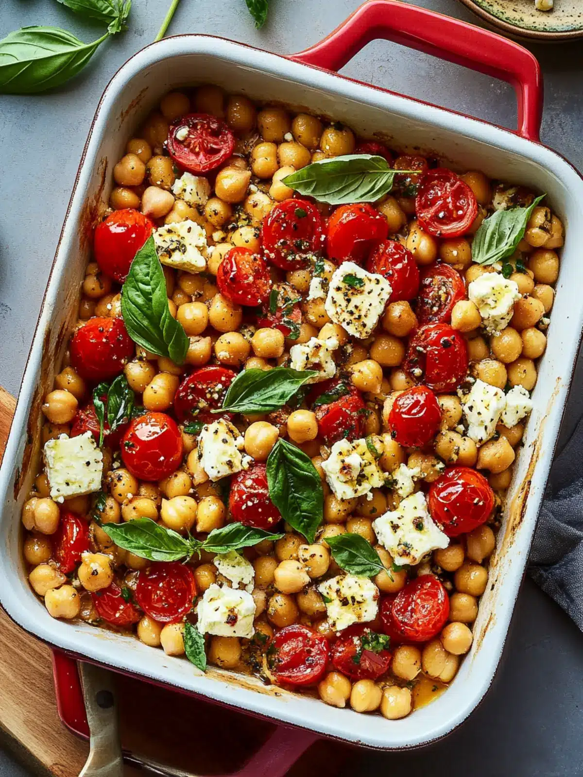 Baked Feta Chickpeas