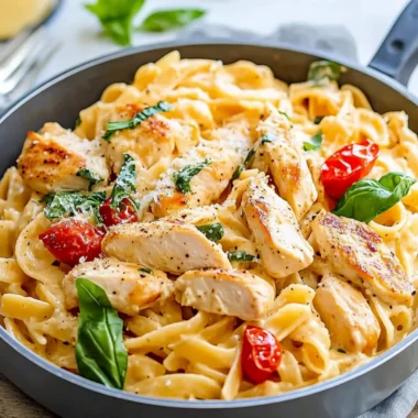 Creamy Tuscan Marry Me Chicken Pasta