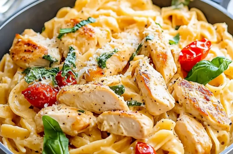 Creamy Tuscan Marry Me Chicken Pasta