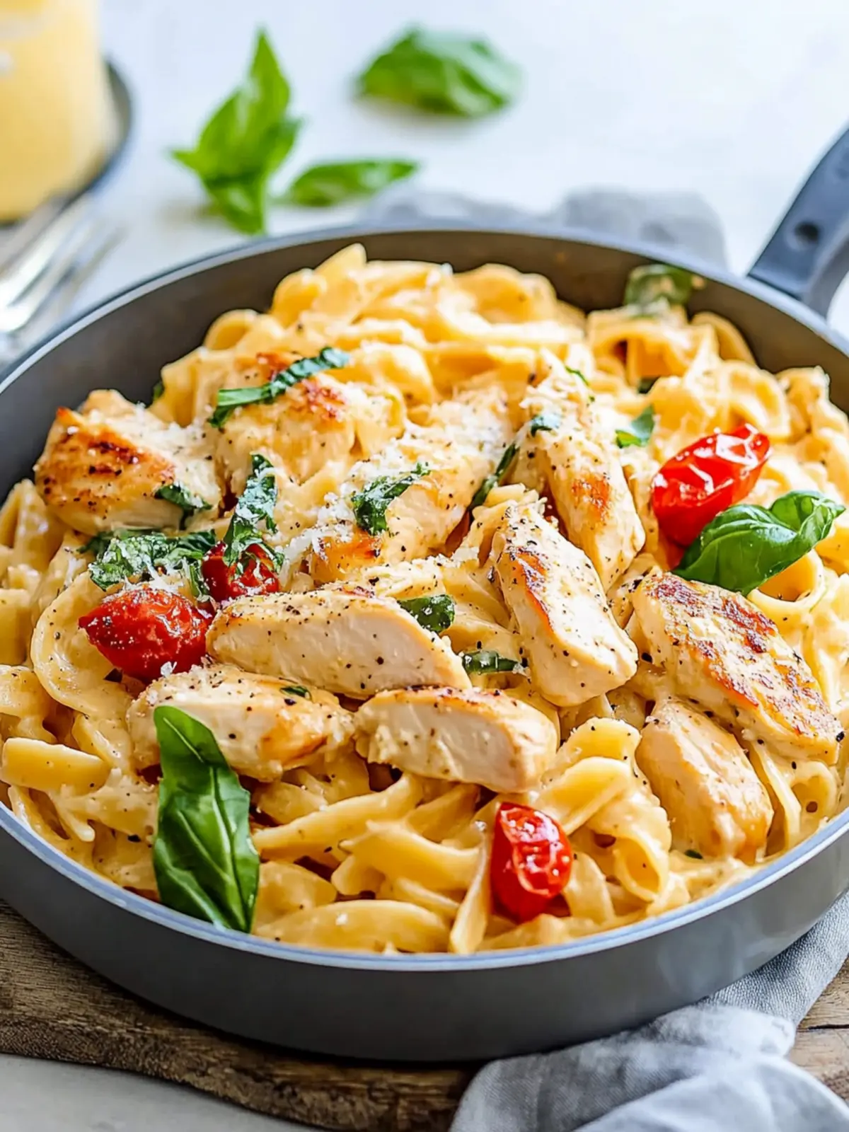 Creamy Tuscan Marry Me Chicken Pasta